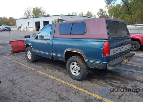 1991 Chevrolet Gmt-400 K1500 from USA, damaged, VIN 1GCDK14K3MZ161358